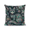Funda de almohada con estampado de animal popular de Temu transfronteriza Cojín suave personalizado para sofá Funda de almohada decorativa para el hogar y el dormitorio