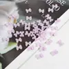 Mini Accesorios para Uñas con Forma de Moño Gelatina Tridimensional Pequeños Moños Flotantes Moños Transparentes de Hielo Pegatinas de Pedrería para Uñas Uñas Portables