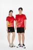 Roupas de Treino de Badminton e Tênis de Mesa Masculinas, Femininas e Infantis no Atacado Extremamente Rápidas Respiráveis de Secagem Rápida Antifricção Tops de Manga Curta