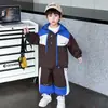 Conjunto de Ropa de Otoño para Niños 2026 Nuevo Estilo Sudadera con Capucha Cortavientos para Bebé Niño Estilo Urbano Fresco Conjunto Deportivo de Dos Piezas para Niños