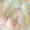 8915 # Ropa Interior de Encaje para Mujeres con Senos Pequeños, Push-Up para Hacer los Senos Más Grandes, Prevenir la Flacidez, Prevenir la Expansión, Sujetador sin Aros