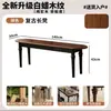 Mesa de comedor rectangular de madera maciza grado E0 vintage, estilo francés de mediados de siglo, lujo ligero para apartamentos pequeños, silla de comedor vintage estilo americano