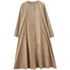 Fotos reales de la camisa vestido holgada de estilo coreano, talla grande, para el otoño de 2026, vestido casual hasta la rodilla, camisa y camisola babydoll