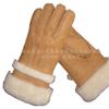 Guantes de Cuero Genuino con Piel Integrada y Lana Genuina para Hombre, Cálidos y Engrosados con Forro Polar para Ciclismo, Guantes de Piel de Cabra Engrosados para Invierno para Conducir