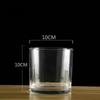 Jarrón de Vidrio Transparente Recto Sencillo para Flores Frescas, Bambú Cultivado en Agua, Recipiente para Arreglos Florales, Decoración de Mesa para Sala de Estar del Hogar Venta al por Mayor