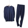 Zhende Velveteen Cálido y Térmico 320g Camiseta Interior Invierno Forro Polar Engrosado Sin Costuras A Prueba de Frío Conjunto de Ropa de Otoño para Hombre y Pantalones Largos