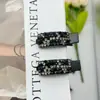 Pinza Lateral para Flequillo Coreana con Pedrería de Colores Elegante de Alta Calidad Moda Lujo Ligero Pasador para el Cabello Adorno para la Cabeza
