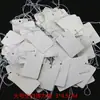Envío Gratis 3*4.5 Cuerda Elástica Grande Etiquetas en Blanco para Colgar para Bolsas, Ropa, Iluminación, Etiquetas de Precio, Etiquetas de Etiqueta, 100 Piezas