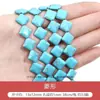Turquesa Sintética Joker Cuentas Cuadradas Pequeñas Cuentas de Calabaza Cuentas Redondas Materiales para Pulsera de Cuentas Hecha a Mano DIY Accesorios