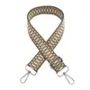 Nova Alça Larga Colorida Grossa Tecida para Ombro Único Transversal Substituição Longa Alça Acessórios para Bolsa Feminina Alça Jacquard
