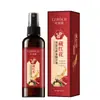 Yizilu Azafrán Polygonum Multiflorum Esencia Nutritiva para el Cabello Cuidado del Cabello sin Enjuague Aceite Esencial para Cabello Negro Spray Champú Anti-Picazón