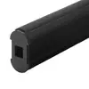 Barra para Armario, Barra Gruesa de Aleación de Aluminio sin Taladro para Colgar Ropa, Barra Fija con Brida sin Taladro para Secar Ropa en Balcón