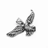 Colgante Personalizado de Águila Estilo Europeo y Americano Transfronterizo Punk Hip-Hop Tendencia Europea y Americana para Hombre Acero de Titanio Joyería de Acero Inoxidable Excluyendo Impuestos