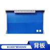 Banco de trabajo para montador de acero Banco de trabajo resistente Antiestático Banco de trabajo desmontable con soporte de luz Mesa de trabajo para línea de montaje con red trasera