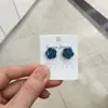 Pendientes de Flor de Nicho Europeos y Americanos Transfronterizos Lele Jewelry para Mujer, Pendientes Versátiles de Gama Alta, Modernos y Sencillos
