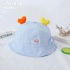 Gorro infantil al por mayor para niños, de dibujos animados, Sonrisa, amor, sombrero para el sol, para bebé niño y niña, sombrero de sol 2110
