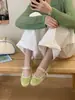 Zapatos Planos Coreanos de Nicho para Mujer Primavera 2026 Nuevo Estilo Ante Lazo Redondo Francés Zapatos de Ballet Mary Jane para Mujer