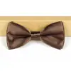 Gravata Borboleta Infantil Masculina Estilo Coreano Monocromática Brilhante Dupla Camada Cor Pura Bebê Aluno do Ensino Fundamental Performance Gravata Borboleta Acessórios Femininos