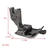 Pie Prensatelas Máquina de Coser Plana Todo Acero Juego de Pies Prensatelas Máquina de Coser Industrial Pie Prensatelas para Dobladillo Enrollado Industrial Combinación Venta al por Mayor
