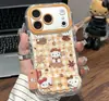 Capa de celular com design de folha de bordo para outono e inverno, adequada para telefones Oppo/VIVO S30, Y200 e Xiaomi; capa protetora criativa RENO14