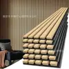 Painéis à prova de som com grade côncava-convexa transfronteiriços para paredes de fundo, salas de conferência, salas de piano, painéis de parede decorativos, adesivos de parede autoadesivos, painéis absorventes de som