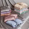 Funda de edredón, sábana bajera, colcha de grado A para maternidad e infantil 100S Lyocell Tencel, sábana bajera ajustada de color sólido de lujo de verano Lenzing Tencel