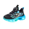 519 Zapatos Infantiles 2026 Nuevo Estilo Zapatos con Botón Zapatos Deportivos para Niños Para Niños de Edad Media y Mayores Niños Suela Suave Suela Gruesa Antideslizante Transpirables