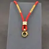 Cordão para Pingente Trançado à Mão, Corda Grossa de Colar Masculino Sem Nó, Corda para Pingente, Corda para Pingente Thangka, Corda de Gola