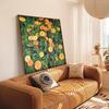 Recámara caléndula comedor nórdico sala de estar pintura decorativa pintura mural pintura de pared moderna simple decoración de pintura sin marco