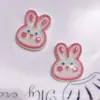 Accesorios para Joyería de Resina Transparentes de Conejo, Mariposa, Flor, Cara Sonriente, Accesorios para el Cabello DIY, Funda para Teléfono Móvil, Hebilla de Zapato, Decoración para Portavasos