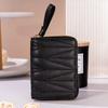 Nuevo hilo de bordado transfronterizo macaron estilo Chanel tarjetero de función de órgano para mujer monedero para estudiantes almacenamiento de tarjetas de crédito