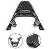 Para KAWASAKI KAWASAKI ZX6R 2019-2021 capa traseira para banco do passageiro com luz de freio em fibra de carbono