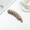 Clip de plátano esmerilado para PC transfronterizo Qiyue, clip vertical, temperamento, cola de caballo alta, artefacto fijo, clip de agarre, horquilla, clip de tiburón, venta al por mayor