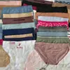 Bragas de color liso con estampado de letras europeas y americanas para mujer y niña en stock, estilo japonés transpirables, cómodas, sexys, bragas triangulares para niñas al por mayor