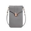 Bolso para teléfono móvil con gancho para pantalla táctil para mujer, pequeño, a la moda, para estudiantes, combinable, con doble propósito