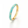 Pulsera Abierta Popular de Esmalte Transfronteriza, Joyería de Alto Lujo con Goteo de Aceite, Cloisonné Vintage para Mujer, Venta al por Mayor de Fábrica