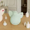Guirlanda de Amor Transfronteiriço Ornamento de Anjo Gordo Molde de Silicone DIY Superfície Lisa Vela Listrada Molde de Gesso