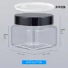 68 dentes 150ml branco transparente boca larga garrafa plástico PET soprado garrafa para sub-embalar produtos alimentícios cosméticos cuidados com a pele
