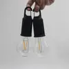 Luz solar para acampar al aire libre, luz para tienda de campaña, bombilla de iluminación vintage, batería de ultra larga duración, 6 nuevas luces recargables de filamento de tungsteno
