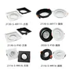 Ventas Directas de Fábrica Piezas Estampadas Mr16Gu10 Carcasa de Plástico para Luz de Techo Soporte para Foco Downlight Kit de Iluminación Portalámparas