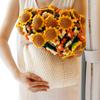 Producto Terminado en Stock, Manta tipo Bouquet Estilo Nuevo, Manta para Siesta en la Oficina, Manta Tejida Hecha a Mano Pura, Regalo para Amigos