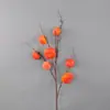 Fruta romã artificial 7 cabeças caqui fruta vermelha fruta da sorte baga decoração de Natal Ano Novo decoração fruta falsa atacado