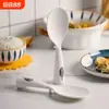 Cuchara Vertical para Arroz Pegajoso, Cuchara de Arroz de Pie para Olla Arrocera, Resistente a Altas Temperaturas y Engrosada, Cuchara de Arroz para el Hogar
