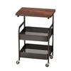 Carrito Estante de Cocina Removible Carrito para Sala de Estar Dormitorio Almacenamiento por Capas de Gran Capacidad Estante para Bebidas