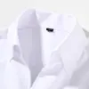 Dropshipping Masculino Verão Casual de Negócios Leve Camisa Algodão Nova Meia-Manga