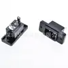 Tomada de energia AC 2 pinos 2 pinos 8 palavras Tomada AC Refrigerador de carro DB-F sagline Tipo D Assento padrão US 2.5A250V