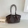 Bolsa Tote de Gran Capacidad Bolso de Hombro Plegado Popular con Lunares Bolso de Axila para Mujer Nuevas Bolsas Otoño/Invierno 2026 Bolsos para Mujer