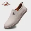 Zapatos para Hombre Gorilla 2026 Modelo Nuevo Cómodos Piel Suave Suela Blanda Sin Cordones Mocasines para Hombre