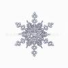Acessórios de Natal Transfronteiriços Glitter Rosa Uva Flocos de Neve Decoração de Casa Flores Decorativas Planta Atacado