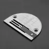 Placa de Aguja Antiarrugas para Ropa, Juego de Agujas Antiarrugas para Máquina de Coser Industrial de Cama Plana para Telas Delgadas, Prensatelas Antiarrugas